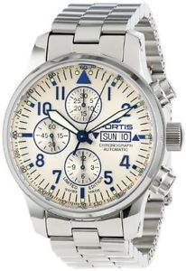 Fortis Men's 701.20.92 M F-43 Flieger Chronograph Automatic Day Date Watch