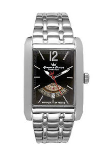 Yonger & Bresson Men's YBH 8335-01 M Monceau Automatic Power-Reserve Steel Watch