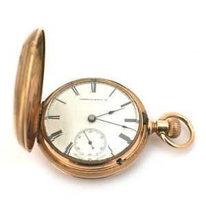 14k Yellow Gold American Watch Co. Waltham Pocket Watch