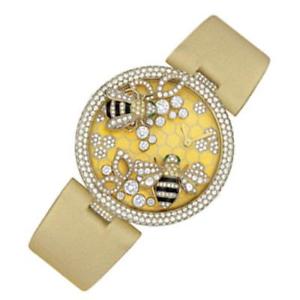 Bestiaire Bees Decor 18K Yellow Gold Set with Diamonds Dial Ladies Watch