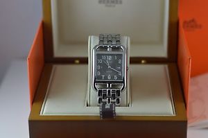 AUTH Hermès CAPE COD GM Auto CC1.710 Single Tour Watch