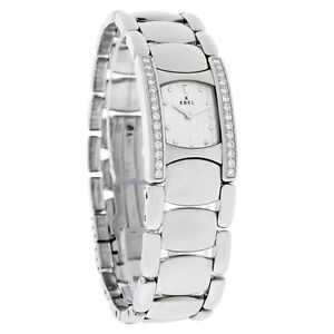 Ebel Beluga Manchette Ladies MOP Diamond Swiss Quartz Watch 9057A28/671050