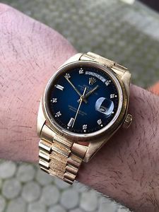 Rolex Daydate Referenza 18078 Stella Degradè Dial