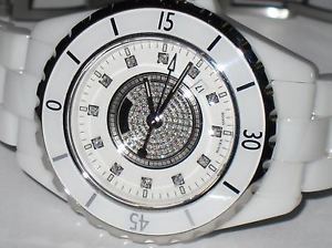 New Womens Chanel J12 Ceramic *** Diamond ***