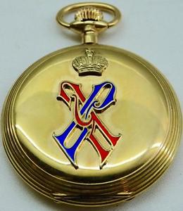 MUSEUM Imperial Russian gold&enamel Grand-Prix Apogee CHRONOMETER award watch