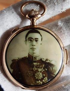 18k gold Paul Ditisheim Chronograph Repeater watch  掛表 挂表.Emperor Pu Yi of China