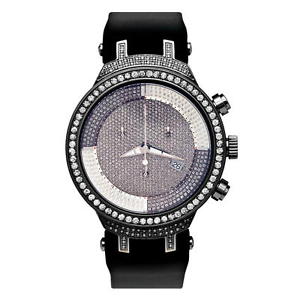 Joe Rodeo Diamant Herren Uhr - MASTER schwarz 4.8 ctw