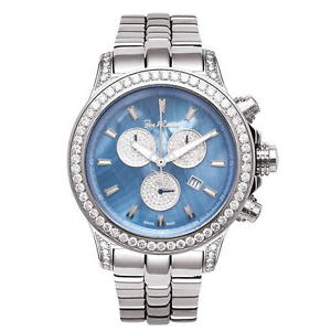 Joe Rodeo Diamant Herren Uhr - MASTER PILOT silber 7.2 ctw