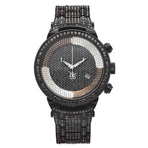 Joe Rodeo Diamant Herren Uhr - MASTER schwarz 25 ctw