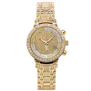 Joe Rodeo Diamant Damen Uhr - MASTER LADY gold 3.7 ctw