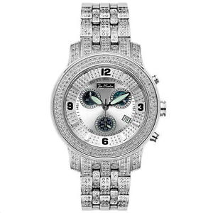Joe Rodeo Diamant Herren Uhr - 2000 silber 3.5 ctw
