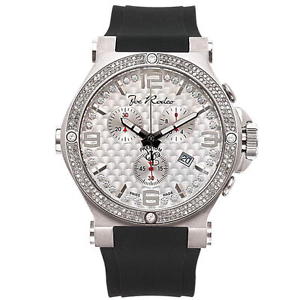 Joe Rodeo Diamant Herren Uhr - PHANTOM silber 2.25 ctw