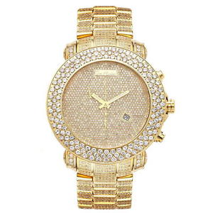 Joe Rodeo Diamant Herren Uhr - JUNIOR gold 25.5 ctw