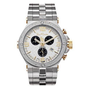 Joe Rodeo Diamant Herren Uhr - PHANTOM silber 2.25 ctw