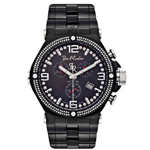 Joe Rodeo Diamant Herren Uhr - PHANTOM schwarz 2.25 ctw