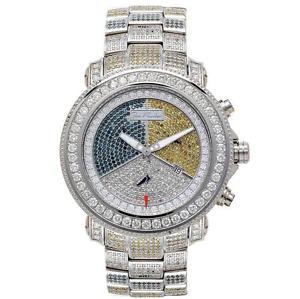 Joe Rodeo Diamant Herren Uhr - JUNIOR silber 17.25 ctw