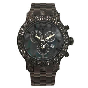 Joe Rodeo Diamant Herren Uhr - BROADWAY schwarz 6.5 ctw
