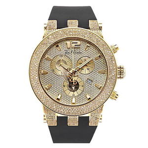 Joe Rodeo Diamond Men's Watch - BROADWAY gold 5 ctw