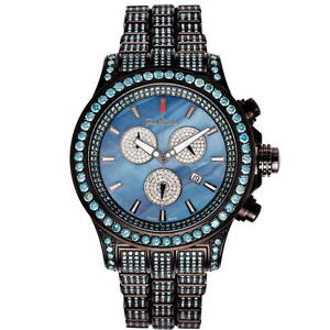 Joe Rodeo Diamant Homme Montre - MASTER PILOT noir 26.7 ctw