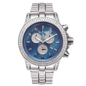 Joe Rodeo Diamant Homme Montre - MASTER PILOT argent 7 ctw