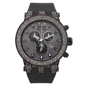 Joe Rodeo Diamant Homme Montre - BROADWAY noir 5 ctw