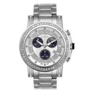 Joe Rodeo Diamant Homme Montre - TROOPER argent 3.25 ctw
