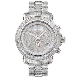Joe Rodeo Diamant Homme Montre - RIO argent 8 ctw
