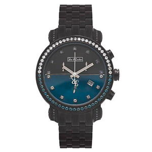Joe Rodeo Diamant Homme Montre - CLASSIC noir 4.3 ctw