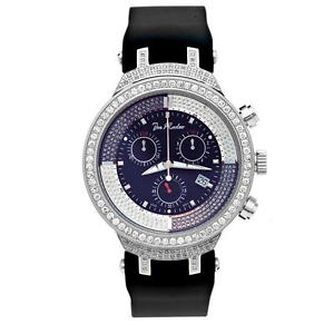 Joe Rodeo Diamant Homme Montre - MASTER argent 2.65 ctw