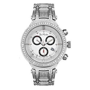 Joe Rodeo Diamant Homme Montre - MASTER argent 5.2 ctw