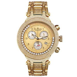Joe Rodeo Diamant Homme Montre - MASTER or 4.75 ctw