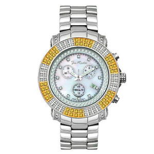 Joe Rodeo Diamant Homme Montre - JUNIOR argent 4.3 ctw