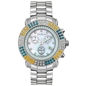 Joe Rodeo Diamant Homme Montre - JUNIOR argent 4.3 ctw