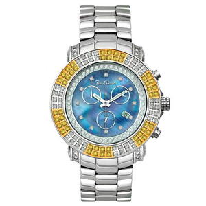Joe Rodeo Diamant Homme Montre - JUNIOR argent 4.3 ctw