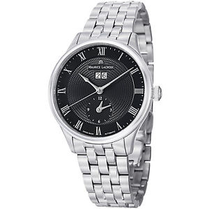 Maurice Lacroix Men MasterPiece Black Dial Stainless Steel Watch MP6707-SS002310