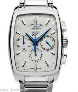 Armand Nicolet TM7 Big Date & Chronograph 9638A-AG-M9630
