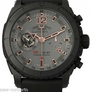 Armand Nicolet S05 Black D.L.C. Chronograph Automatik A714AQN-GS-GG4710N