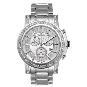 Joe Rodeo Diamant Homme Montre - TROOPER argent 3.25 ctw