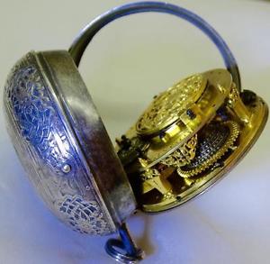 WOW! MUSEUM Bidard Renaissance Verge Fusee Oignon silver pocket watch c1690's