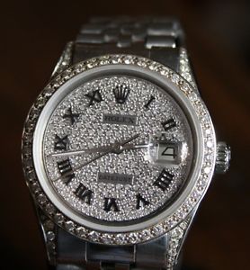 OROLOGIO ROLEX OYSTER PERPETUAL DATEJUST BRILLANTI BRACCIALE JUBILEE JUBILE