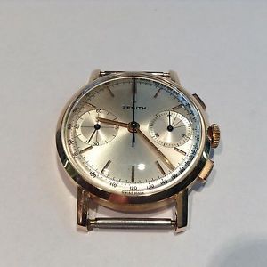 Zenith Crono Stellina Oro Unisex usato perfetto cassa 34 mm tutto originale 146D