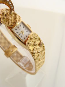 Lady Gubelin 18K solid Yellow Gold Pickabu Diamonds , Dress Watch