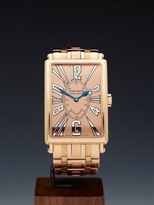 ROGER DUBUIS MUCH MORE LTD EDITION 18K ROSE GOLD WATCH M345752.63/07 34MM W2398
