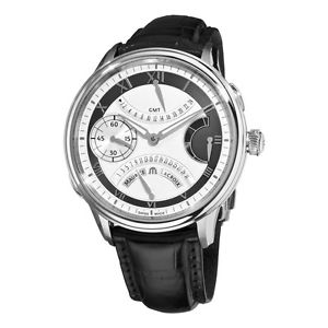 Maurice Lacroix Mens MP7218-SS001110 MasterPiece Silver and Grey Frame Dial Watc