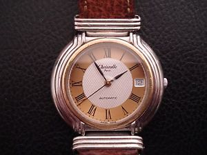 CHRISTOFLE PARIS AUTOMATIC 18K GOLD BEZEL
