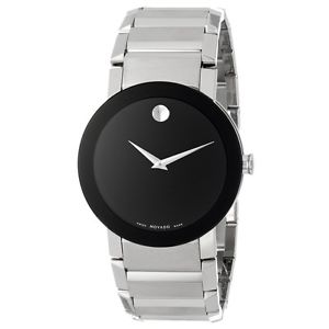 Movado Mens 606092 Sapphire Stainless Steel Bracelet Watch