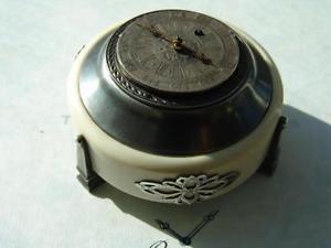 Antique French Silver Fusee Watch Desk 1800 circa