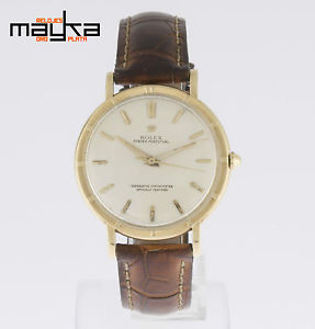 Rolex Chronometer Vintage Gold Caliber Gruen 827 (Rolex 710)