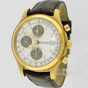 Hamilton 18K Gold West Point Bicentennial 200pcs Limited Ed. Chronograph Watch