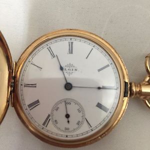 Elgin Pocket Watch 14k Solid Gold, 1897